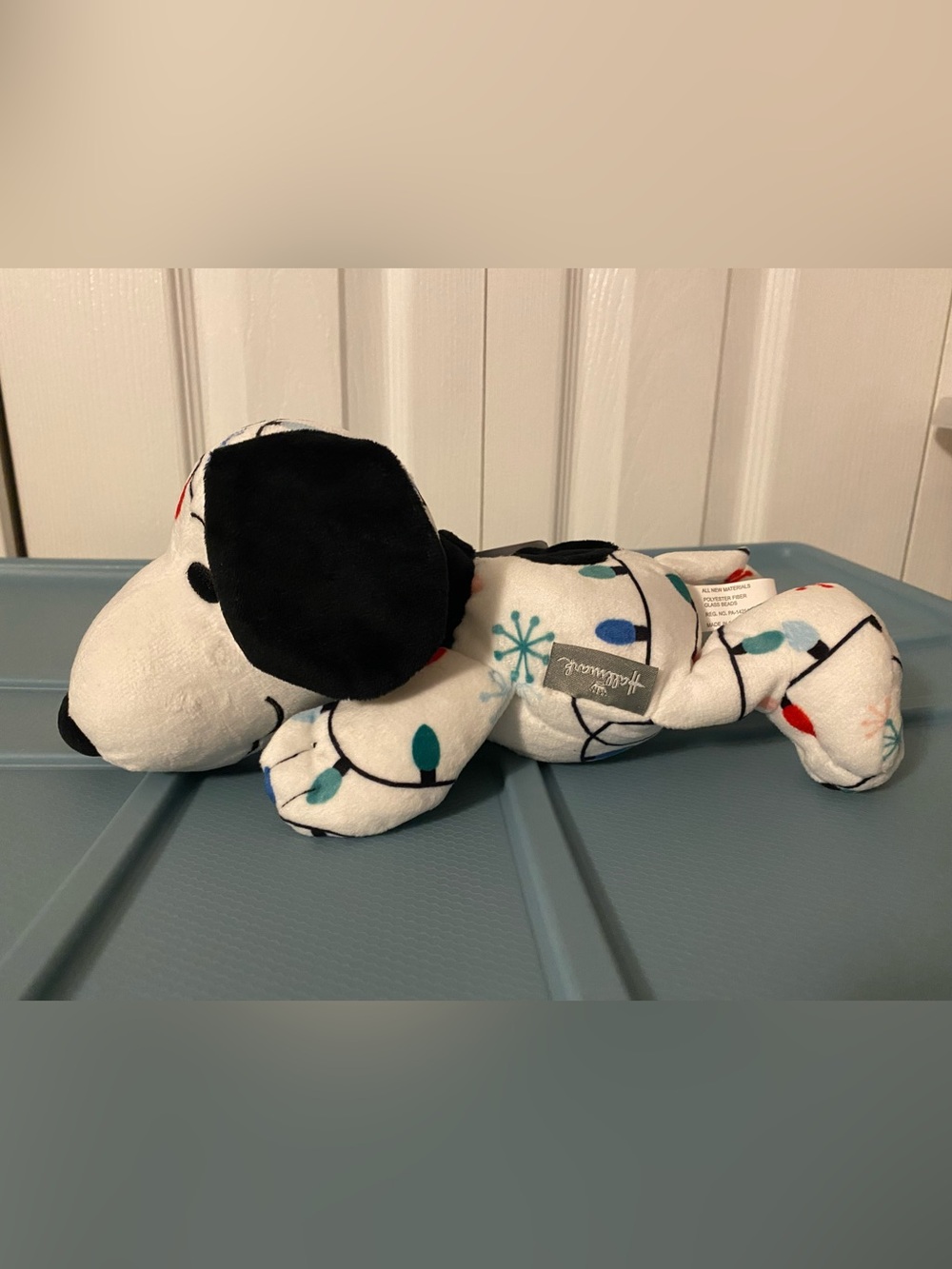 Hallmark holiday lights snoopy plush